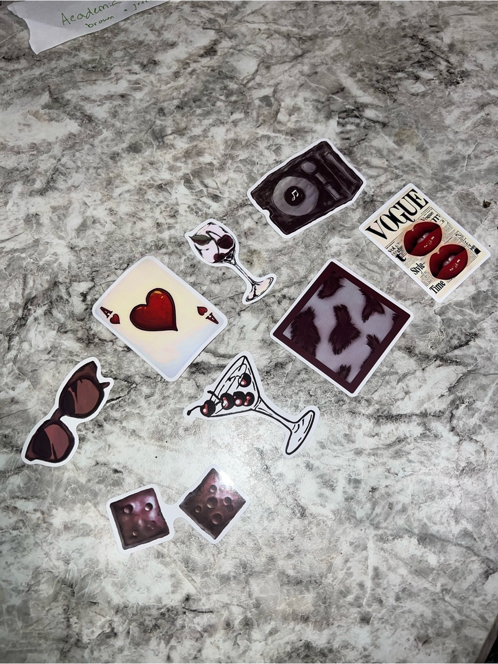 3 for $12 Fashion-Themed Sticker Pack